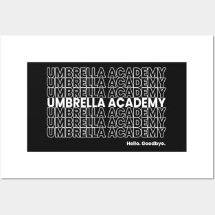 The Umbrella Academy. Hello. Goodbye. White. Posters and Art